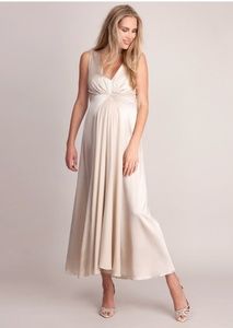 EUC Seraphine 100% Silk Maternity Gown Size 8